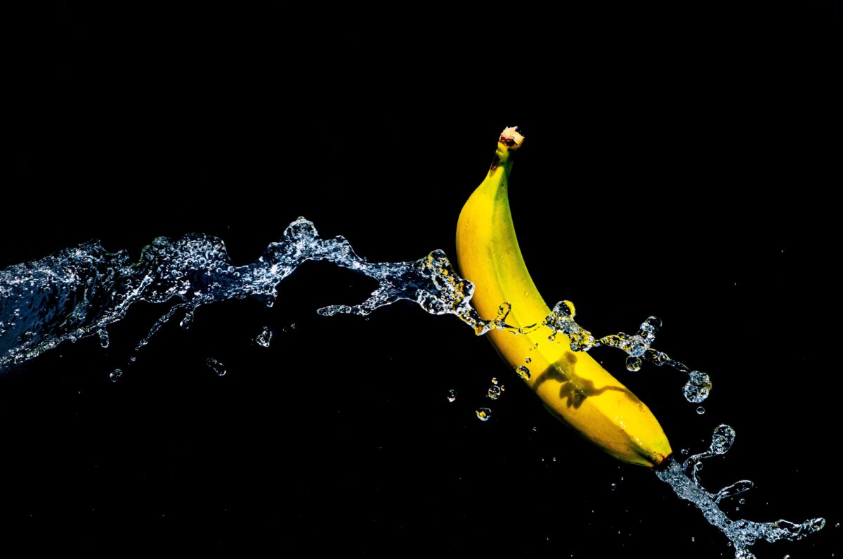 banana flying